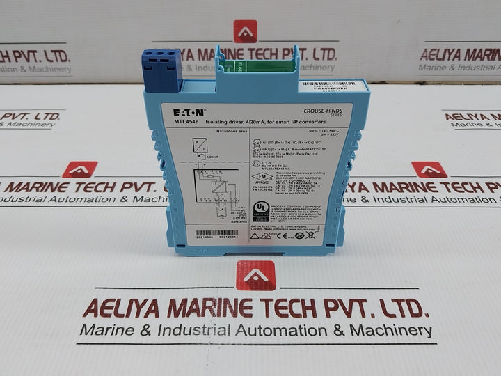 Eaton Isolating Driver For 4–20Ma Hart Valve Positioner Mtl4546