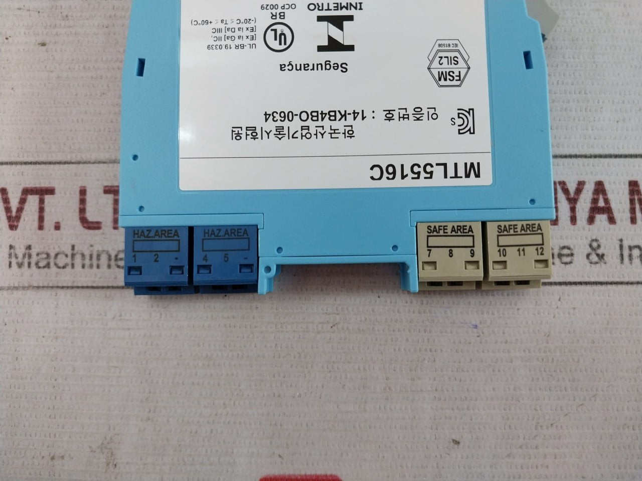 Eaton Mtl5516C 2Ch Switch/Proximity Detector Interface 20-35Vdc 0.9W 253V 250V