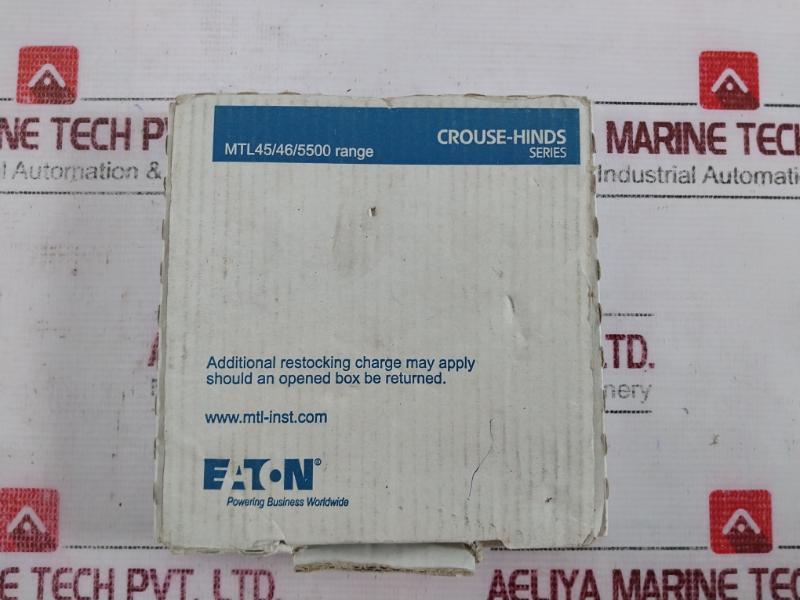 Eaton Mtl5523V Solenoid Alarm Driver With Line Fault Detection Alarm Mtl5500