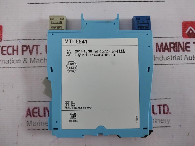 Eaton Mtl5541 Repeater Power Supply 4/20Ma, For 2 Or 3 Wire Transmitter -20°C Ta +60°C