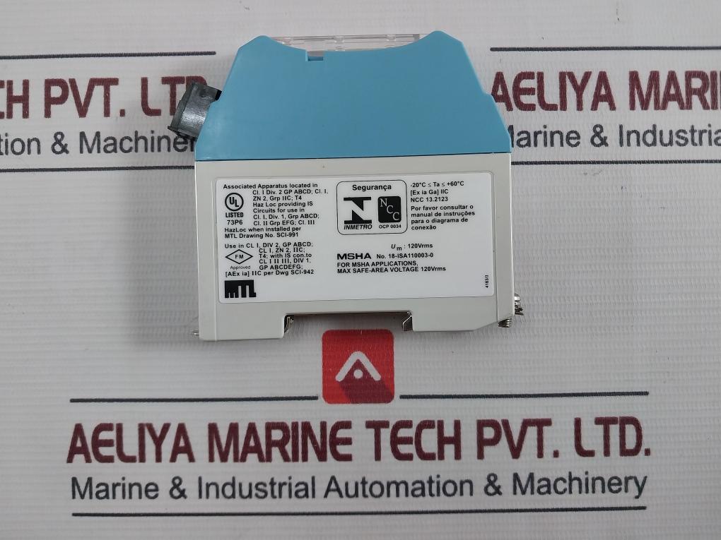 Eaton Mtl7715+ Shunt-diode Safety Barrier 15V 250V 150Ma