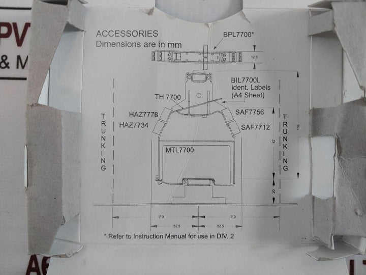 Eaton Mtl7761Ac Crouse-hinds Series Shunt-diode Safety Barrier 100 Ma 250V/120V
