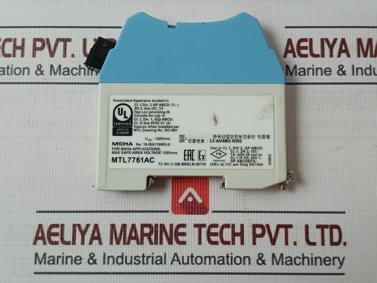 Eaton Mtl7761Ac Shunt-diode Safety Barrier 100Ma 250V