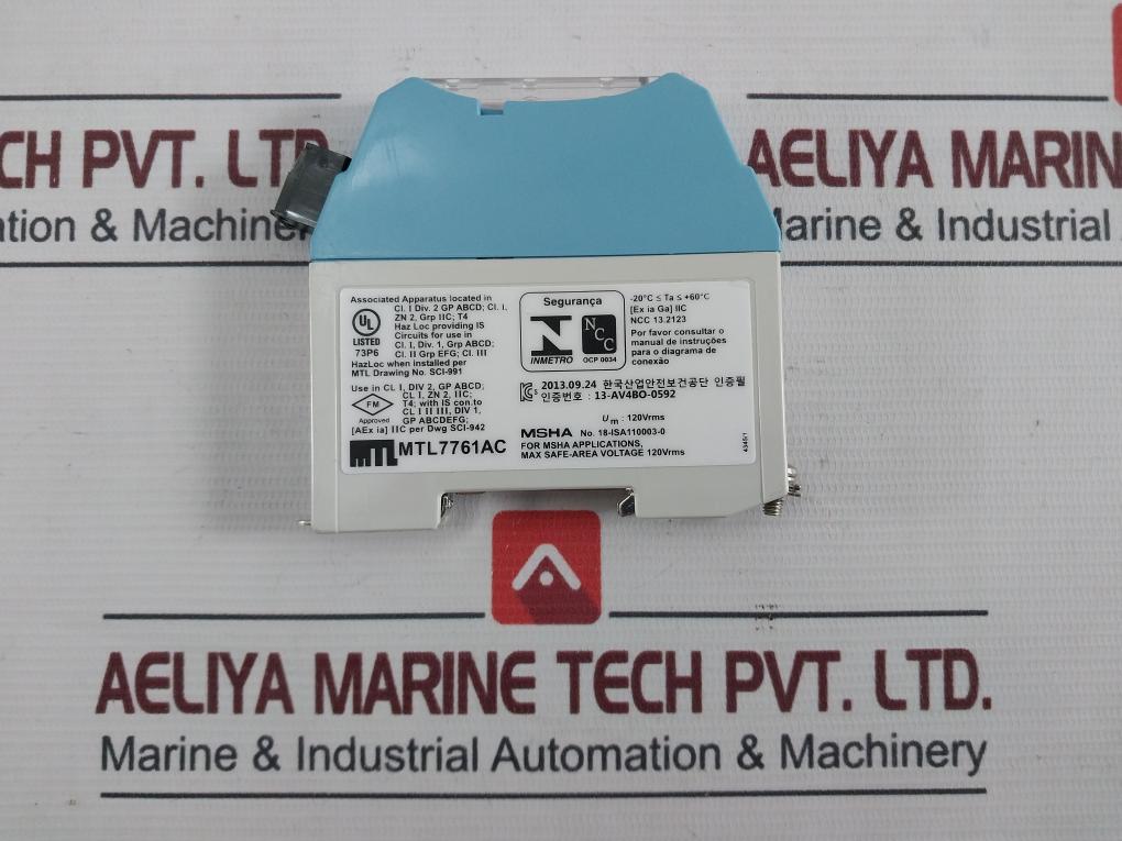 Eaton Mtl7761Ac Shunt-diode Safety Barrier 250V 100Ma 120Vrms