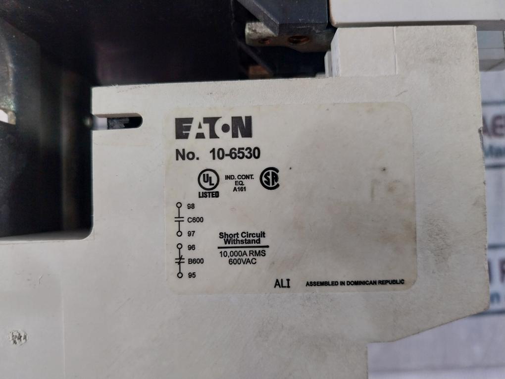 Eaton Nema Size 3 An16Kn0 Motor Control Starter C320Kgs22