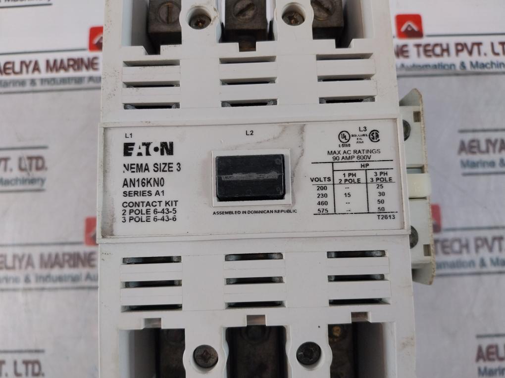 Eaton Nema Size 3 An16Kn0 Motor Control Starter C320Kgs22