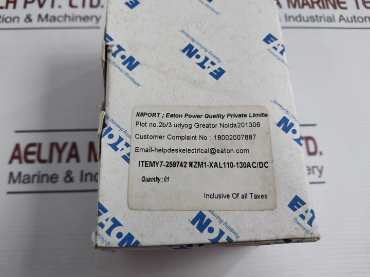 Eaton Nzm1-xal Moeller Series Shunt Release 110- 130V Ac/Dc 50/60Hz