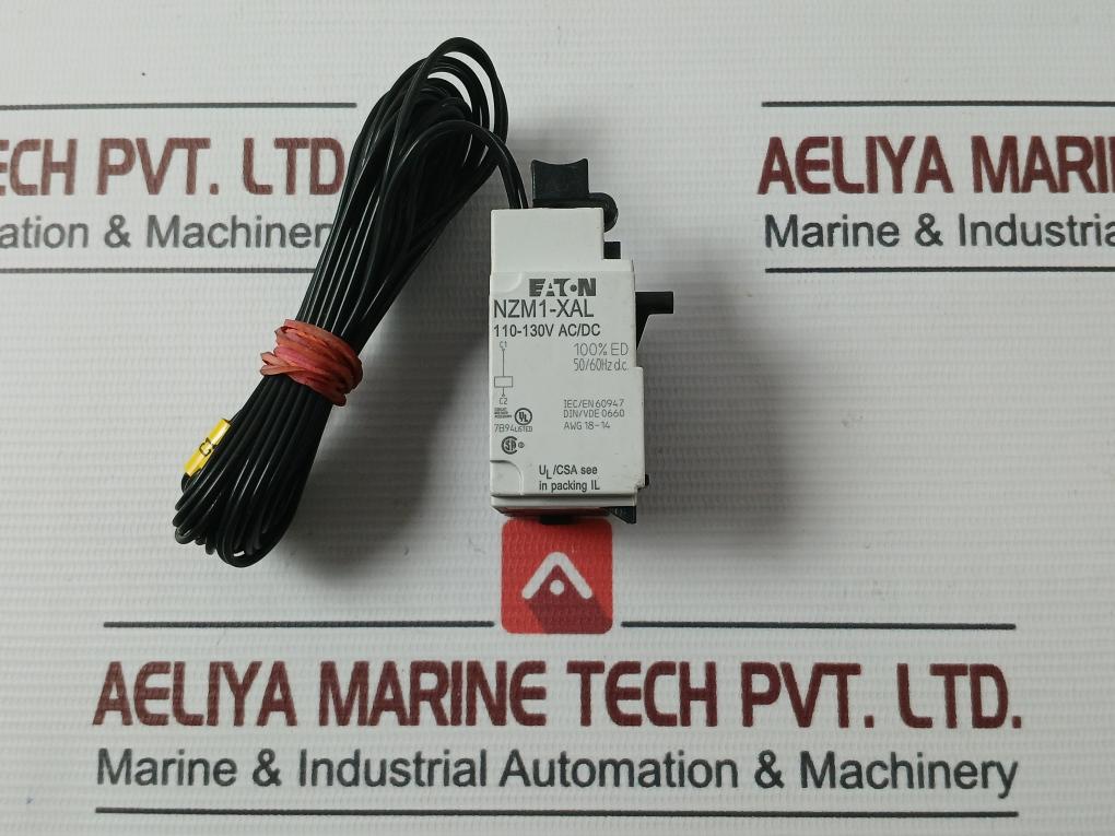Eaton Nzm1-xal Shunt Release 110–130V Ac/Dc 50/60 Hz Awg 18–14