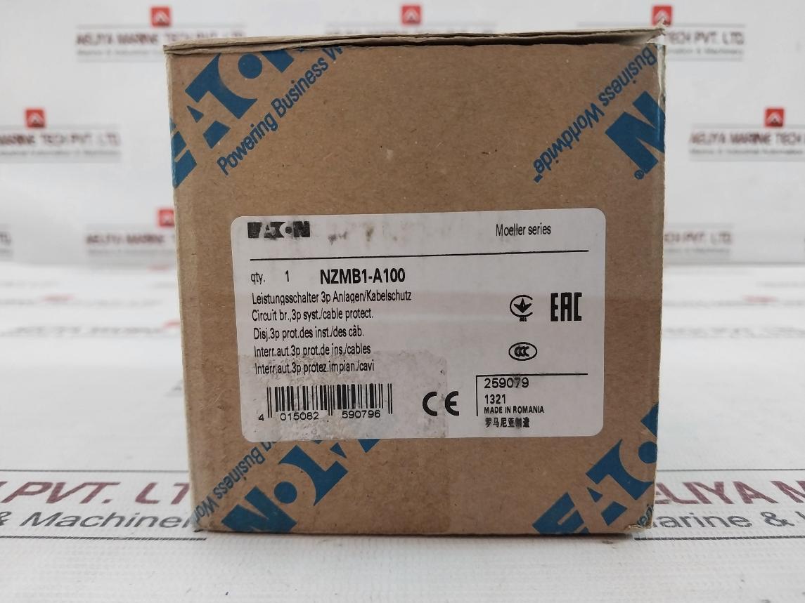 Eaton Nzmb1-a100 Circuit Breaker 50/60Hz