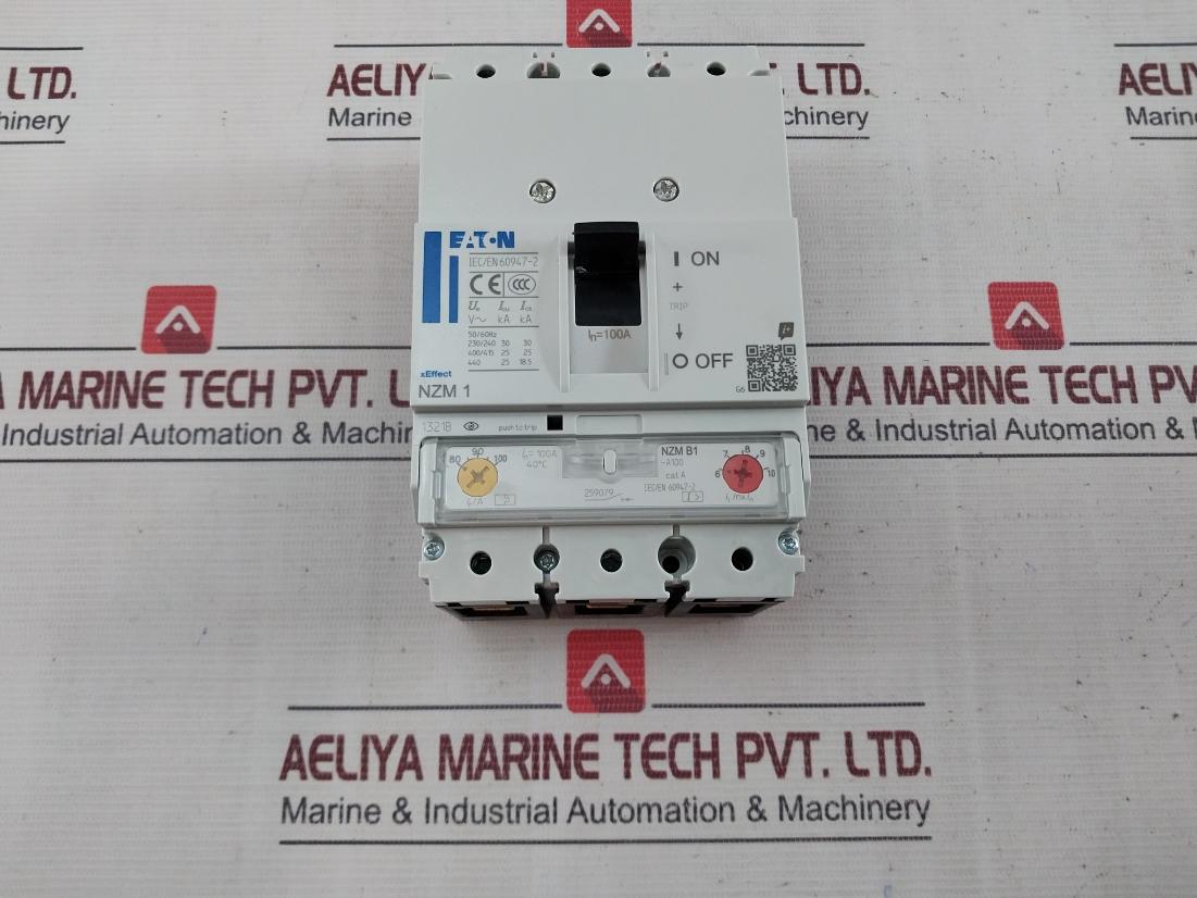Eaton Nzmb1-a100 Circuit Breaker 50/60Hz