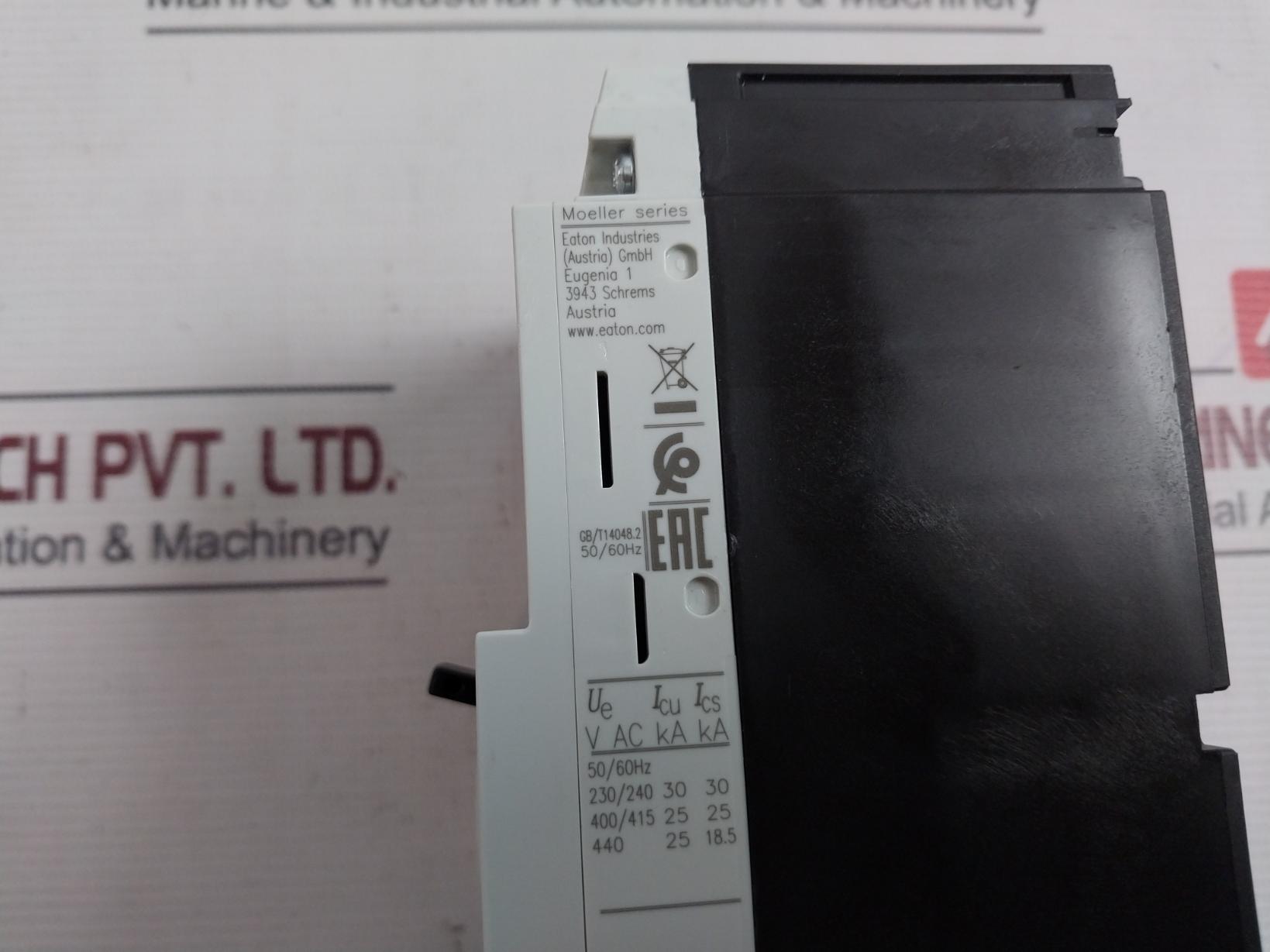 Eaton Nzmb1-a125 Molded Case Circuit Breaker 100-125 Ir/A