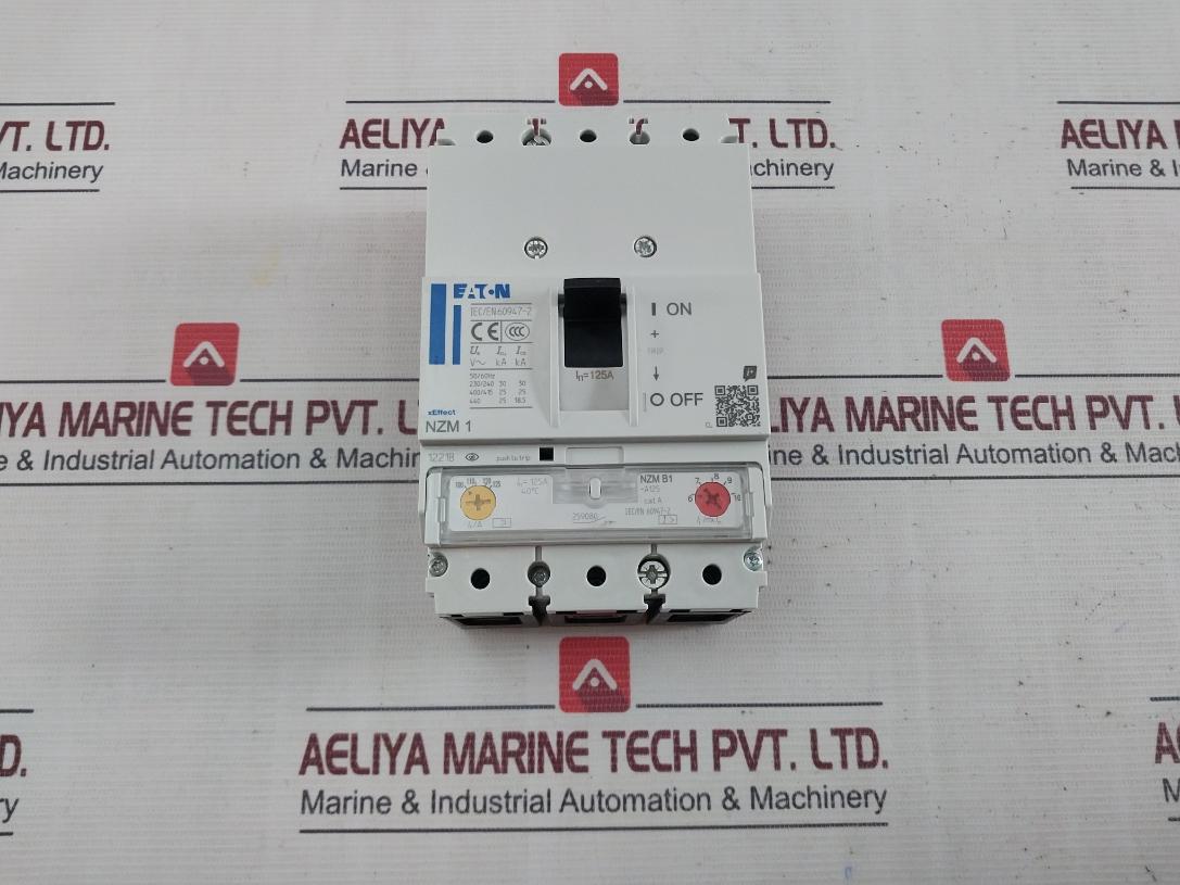 Eaton Nzmb1-a125 Molded Case Circuit Breaker Iec/En60947-2 125A 50C