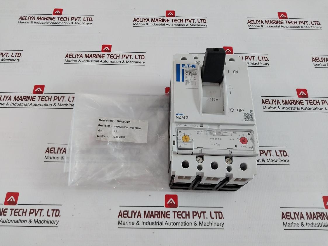 Eaton Nzmb2-a160 Complete Molded Case Circuit Breaker 50/60Hz 125-160A Ir/A