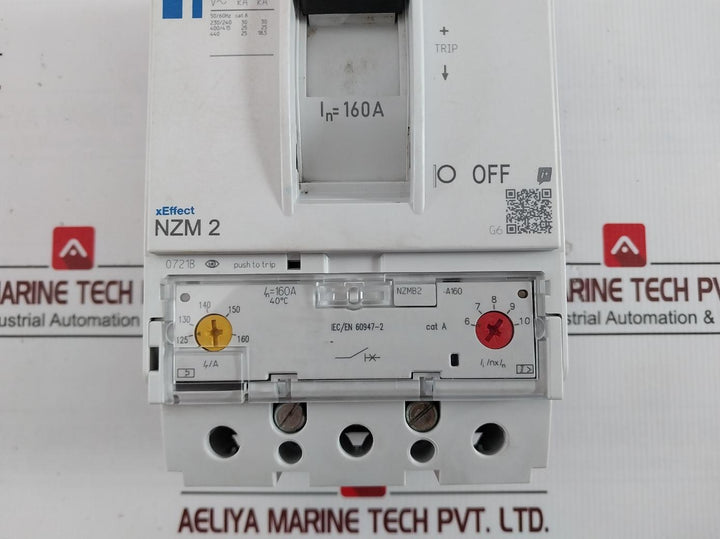 Eaton Nzmb2-a160 Complete Molded Case Circuit Breaker 50/60Hz 125-160A Ir/A