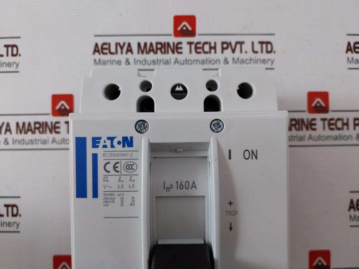 Eaton Nzmb2-a160 Moeller Series 3P Circuit Breaker 160A 440V 690V Iec/En 60947-2