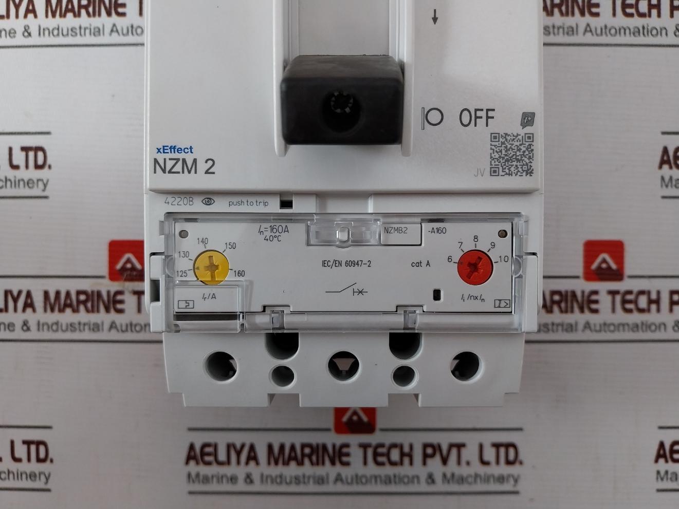 Eaton Nzmb2-a160 Moeller Series 3P Circuit Breaker 160A 440V 690V Iec/En 60947-2