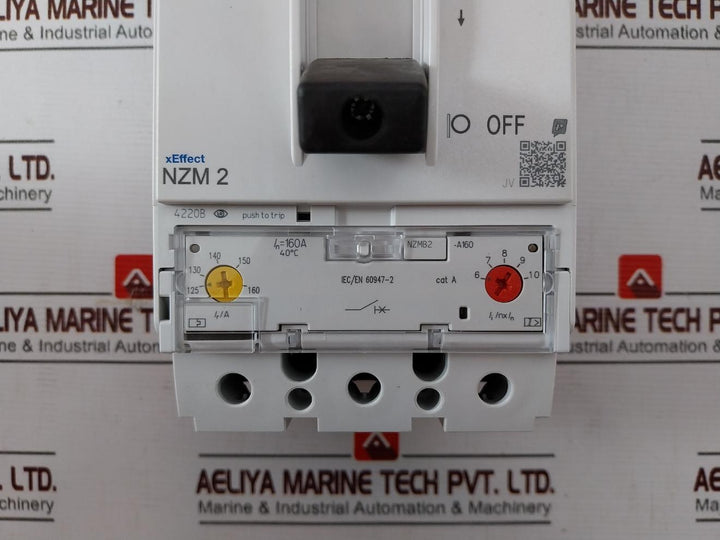 Eaton Nzmb2-a160 Moeller Series 3P Circuit Breaker 160A 440V 690V Iec/En 60947-2
