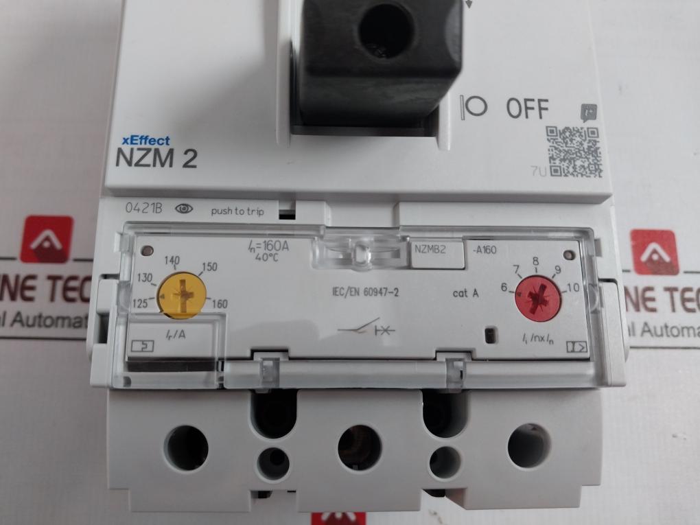 Eaton Nzmb2-a160 Moeller Series 3P Circuit Breaker Z00J0943000 160A 440V 50/60Hz