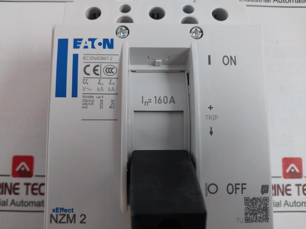 Eaton Nzmb2-a160 Moeller Series 3P Circuit Breaker Z00J0943000 160A 440V 50/60Hz