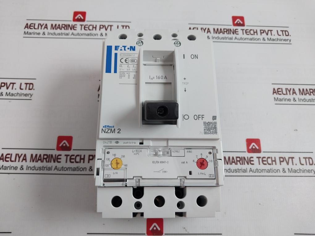 Eaton Nzmb2-a160 Moeller Series 3P Circuit Breaker Z00J0943000 160A 440V 50/60Hz