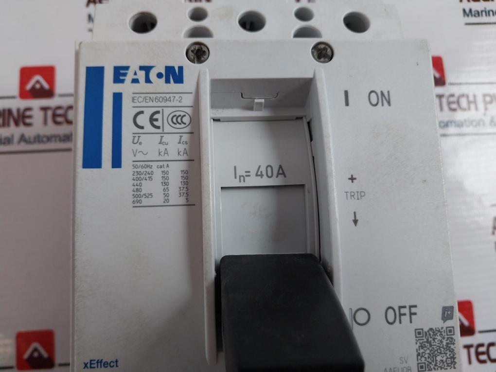 Eaton Nzmh2-a40 Circuit Breaker 40A 50/60Hz