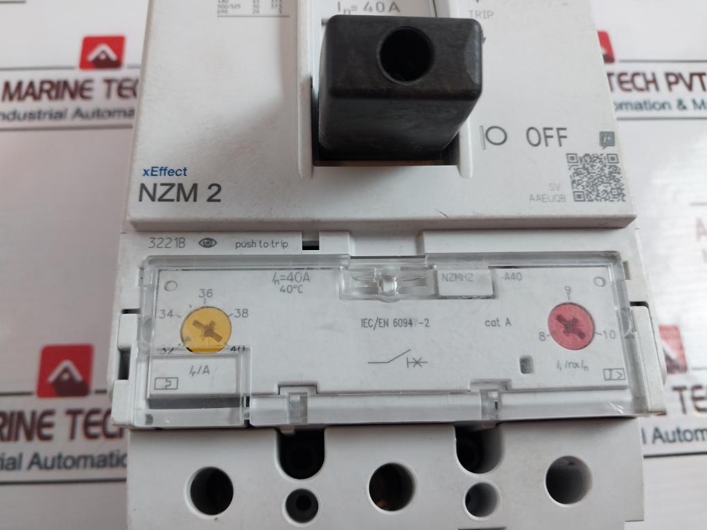 Eaton Nzmh2-a40 Circuit Breaker 40A 50/60Hz