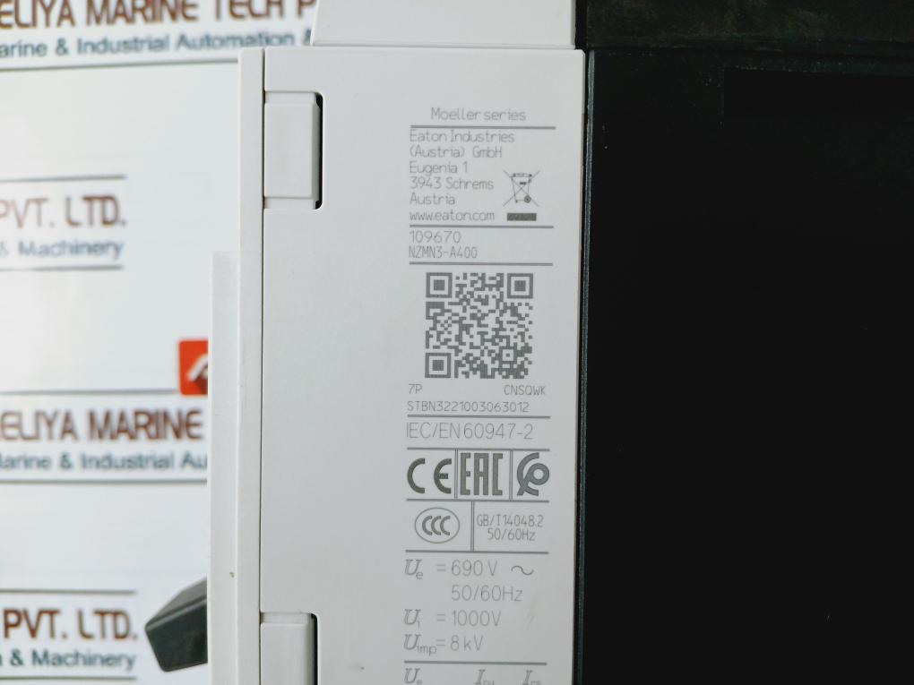 Eaton NZMN3-A400 Moeller Circuit Breaker 3 Pole
