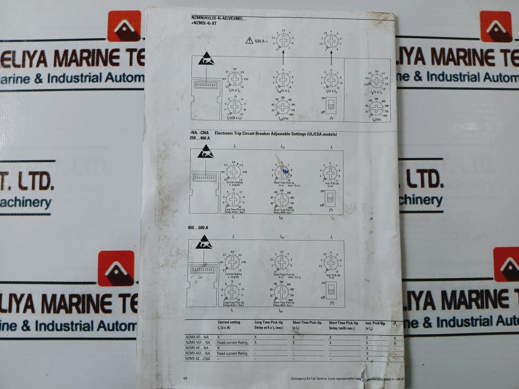 Eaton NZMN3-A400 Moeller Circuit Breaker 3 Pole