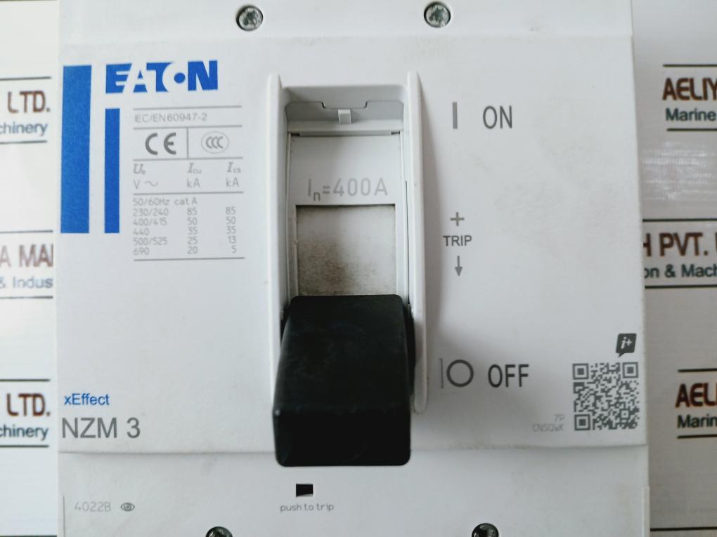 Eaton Nzmn3-a400 Moeller Circuit Breaker 3 Pole