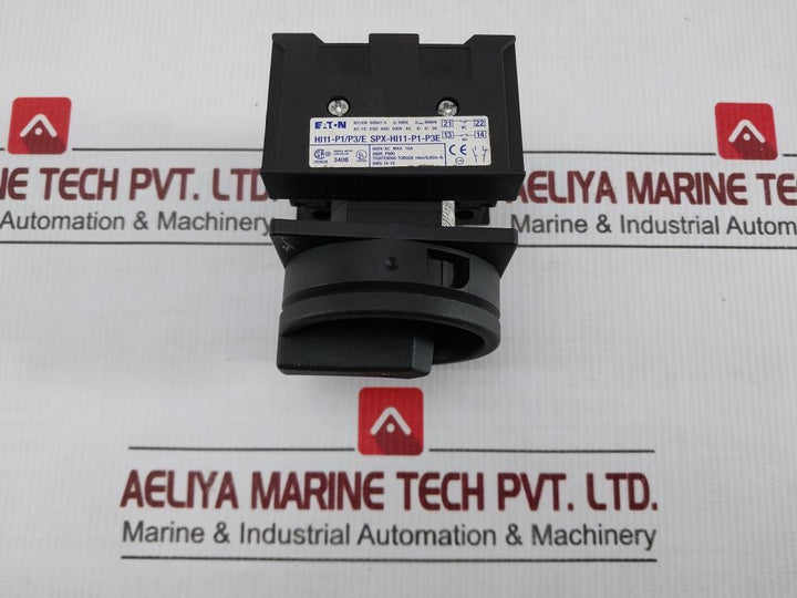 Eaton 3-pole Flush Isolator Switch 20Amp 600Vac 50/60Hz P1-25/Ea/Svb-sw/Hi11