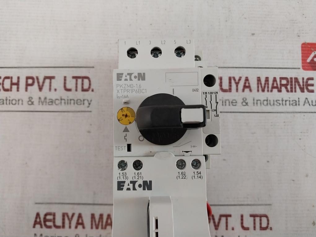 Eaton Pkzm0-1.6 Xtpr1P6Bc1 Overload Relay Motor Protector Circuit Breaker