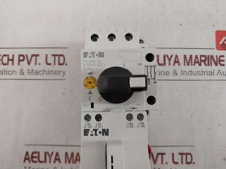 Eaton Pkzm0-1.6 Xtpr1P6Bc1 Overload Relay Motor Protector Circuit Breaker