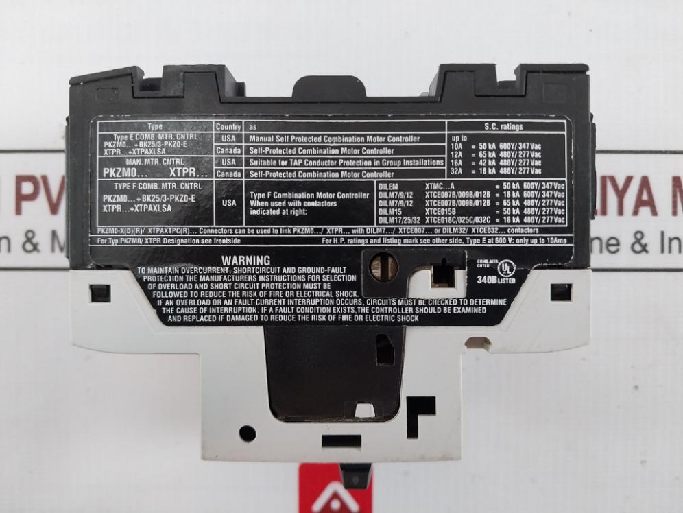 Eaton Pkzm0-20 Iec Motor Control Miniature Circuit Breaker  (V~50/60Hz)