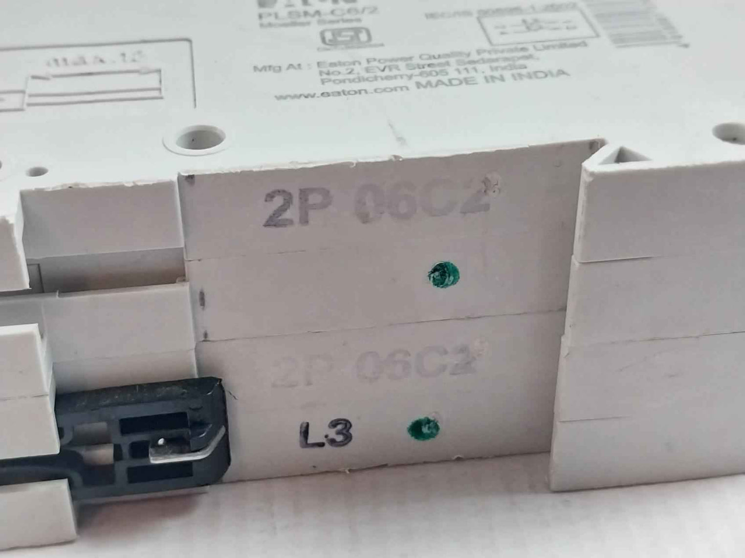 Eaton Plsm-c6/2 Circuit Breaker 400V 10000/3