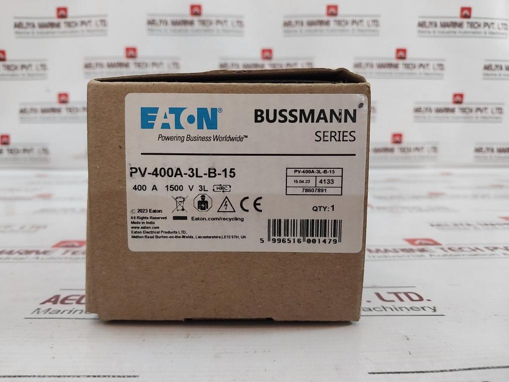 Eaton Pv-400A-3L-b-15 Bussmann Series Fuse-link High Speed 400A