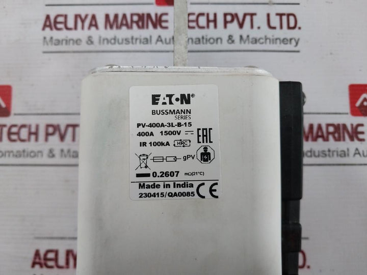 Eaton Pv-400A-3L-b-15 Bussmann Series Fuse-link High Speed 400A