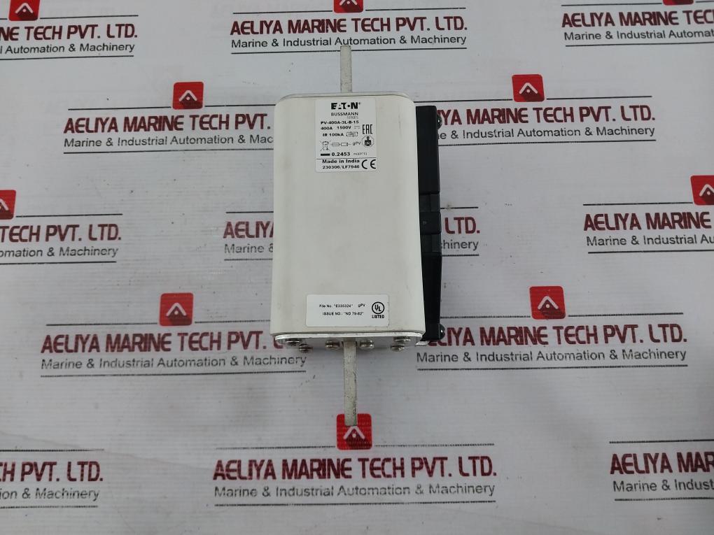 Eaton Pv-400A-3L-b-15 Bussmann Series Fuse 400A 1500V Ir 100Ka Hrc