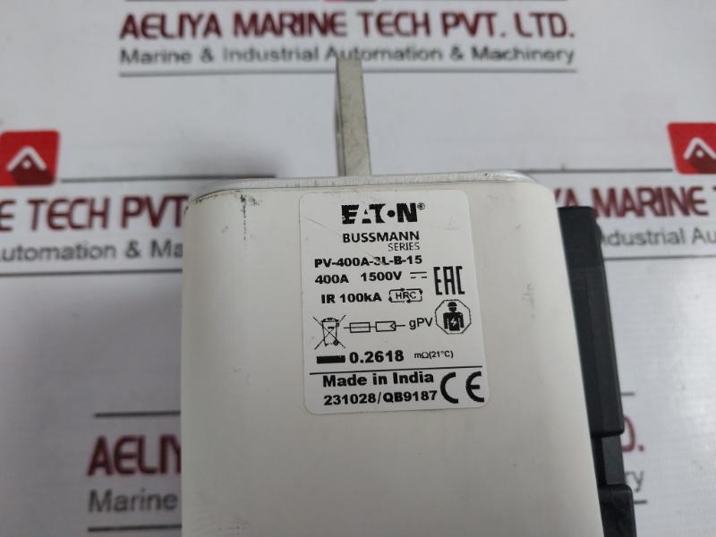 Eaton Pv-400A-3L-b-15 Bussmann Series Photovoltaic Fuse 100Ka 400A 1500V E335324