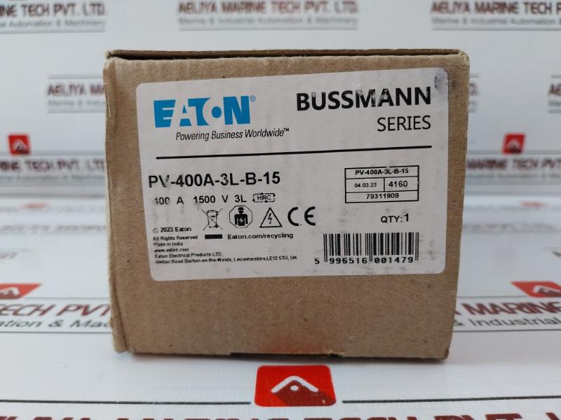 Eaton Pv-400A-3L-b-15 Bussmann Series Photovoltaic Fuse 230304/Lf7783 400A 1500V