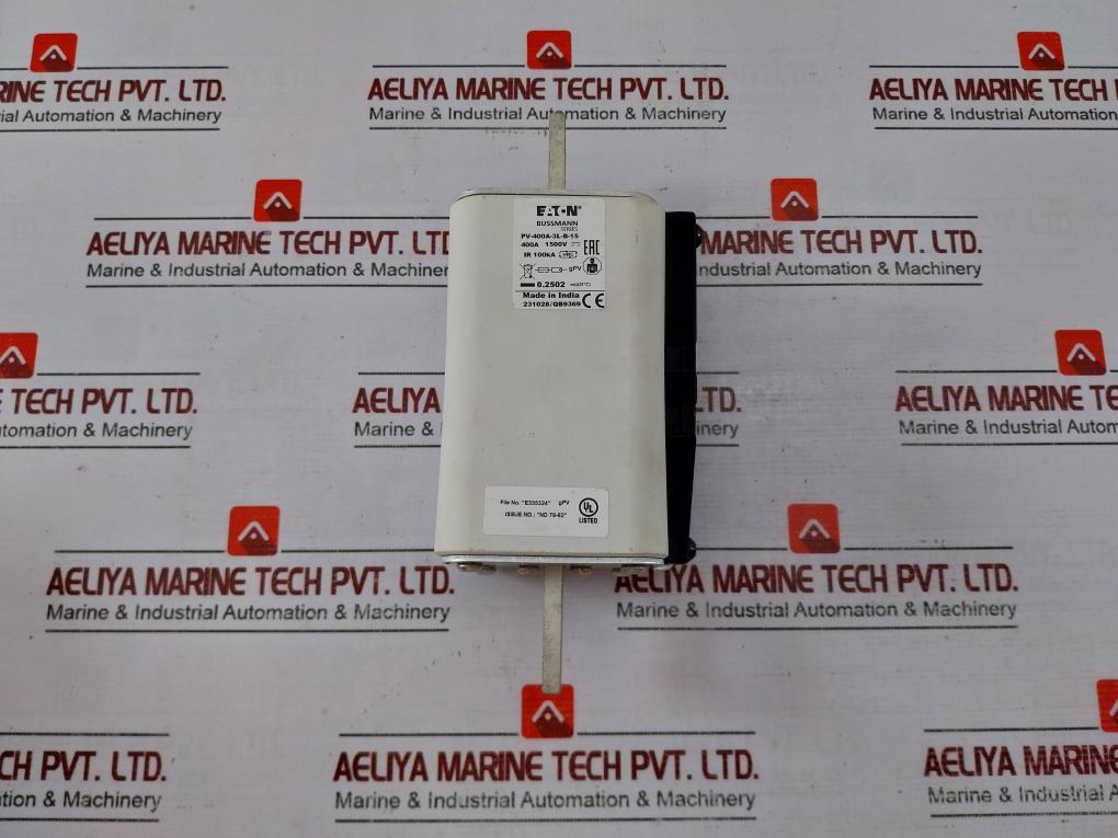 Eaton Pv-400A-3L-b-15 Bussmann Series Photovoltaic Fuse 400A 1500V Dc 100Ka