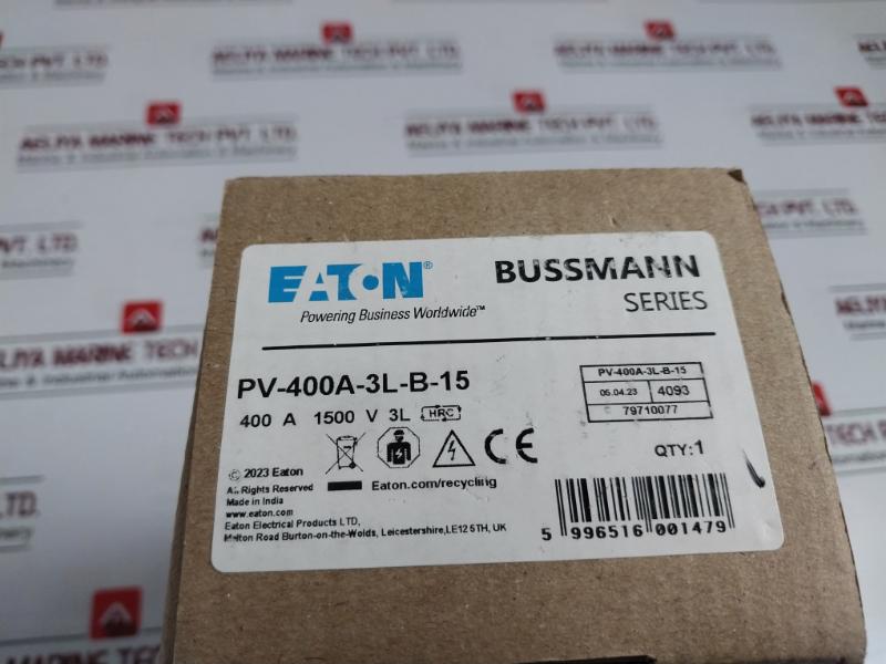 Eaton Pv-400A-3L-b-15 Bussmann Series Photovoltaic Fuse 400A 79710077 1500V