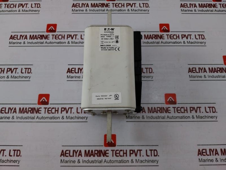 Eaton Pv-400A-3L-b-15 Bussmann Series Photovoltaic Fuse Link Rev A 1500V