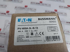 Eaton Pv-400A-3L-b-15 Bussmann Series Photovoltaic Fuse Rev A 400A 1500V 100Ka