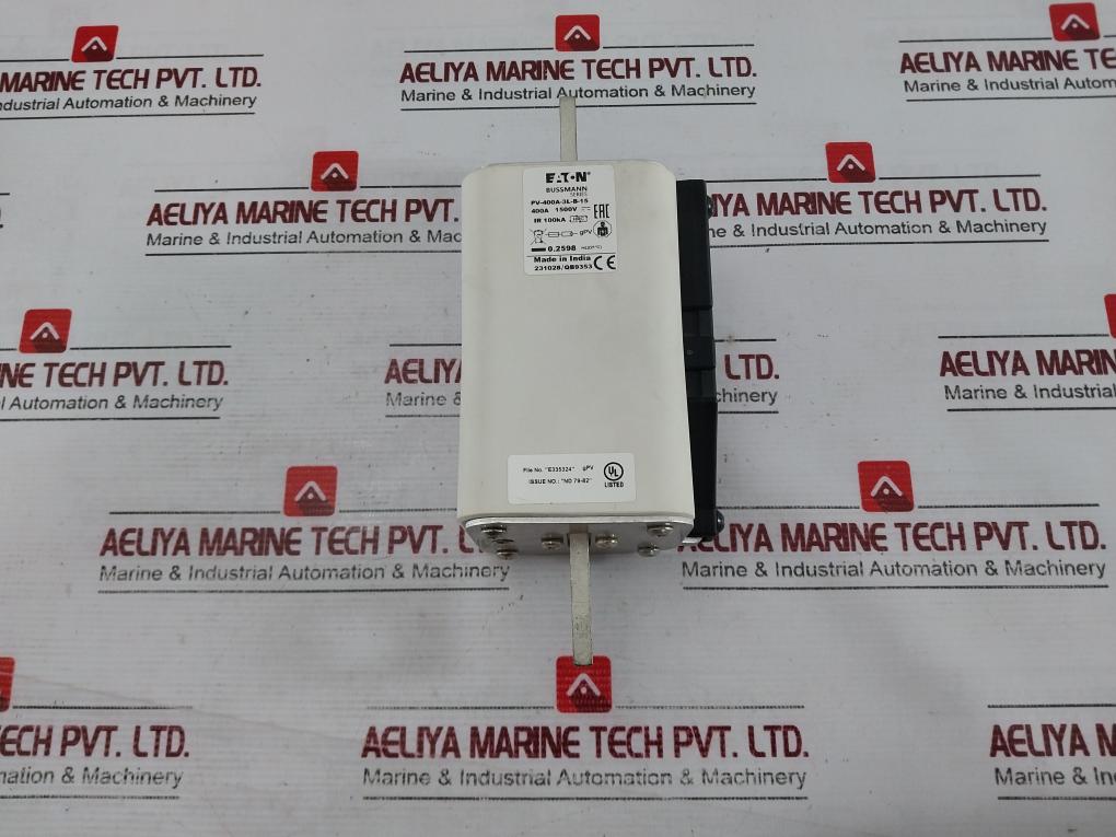 Eaton Pv-400A-3L-b-15 Bussmann Series Photovoltaic Protection Fuse Ir 100Ka