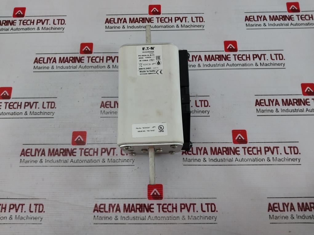 Eaton Pv-400A-3L-b-15 Bussmann Series Photovoltaic Protection Fuse Ir 100Ka