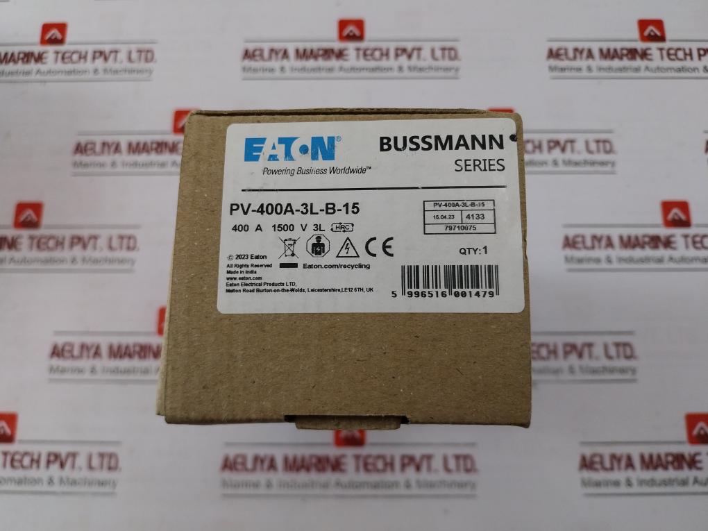 Eaton Pv-400A-3L-b-15 Photovoltaic Fuse 400A 230415/Qa0023