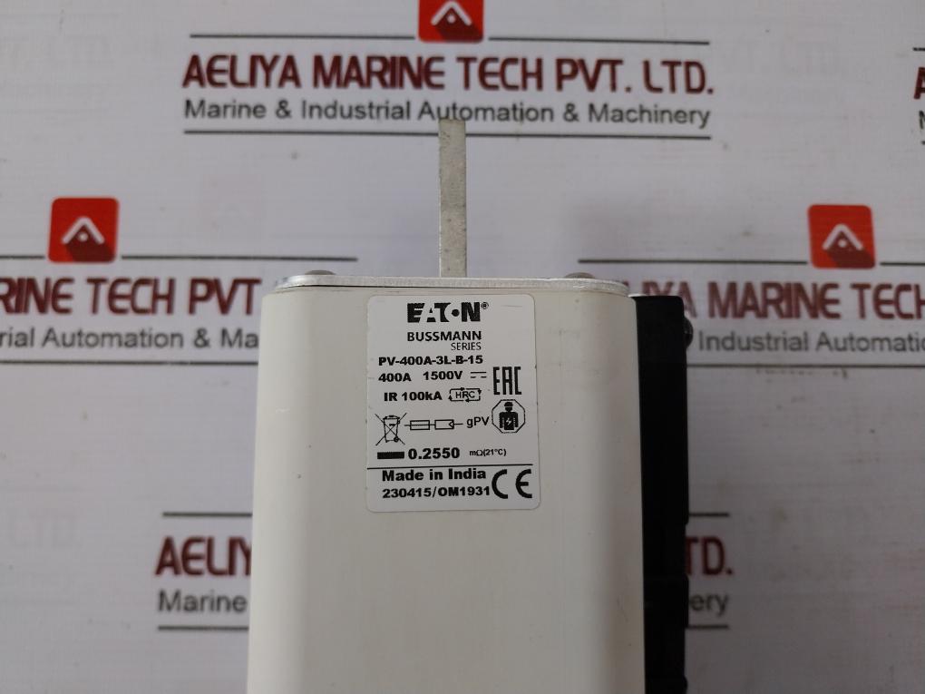 Eaton Pv-400A-3L-b-15 Photovoltaic Fuse Link Bussmann Series 230415/Om1931