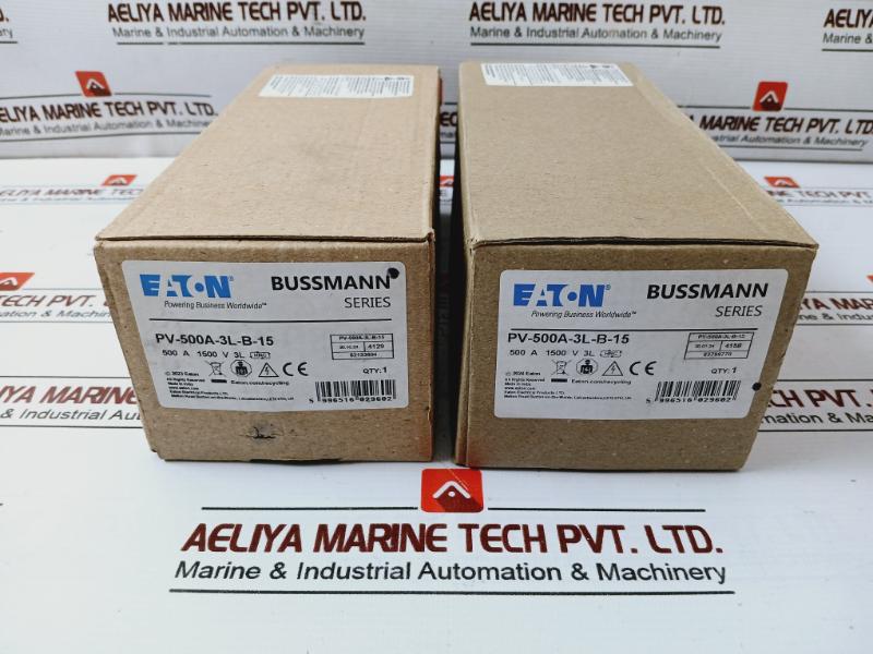 Eaton Pv-500A-3L-b-15 Photovoltaic Fuse 500A Ir 100Ka