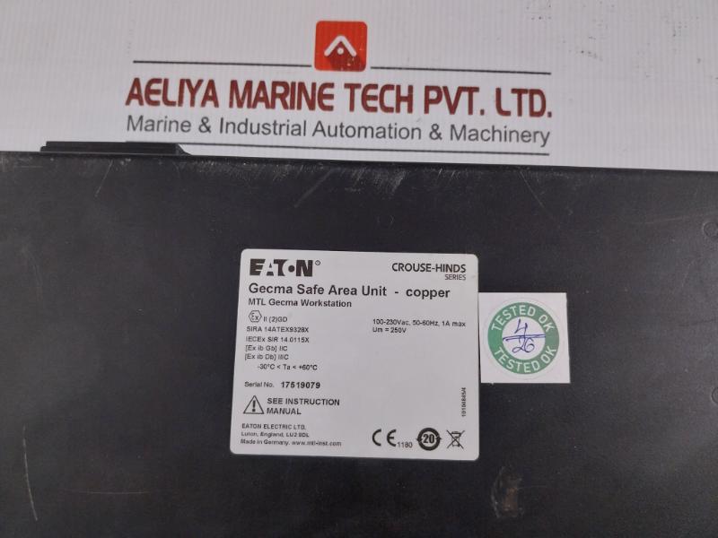 Eaton Safe Area Unit 100-230Vac, 50-60Hz Gecma Rt