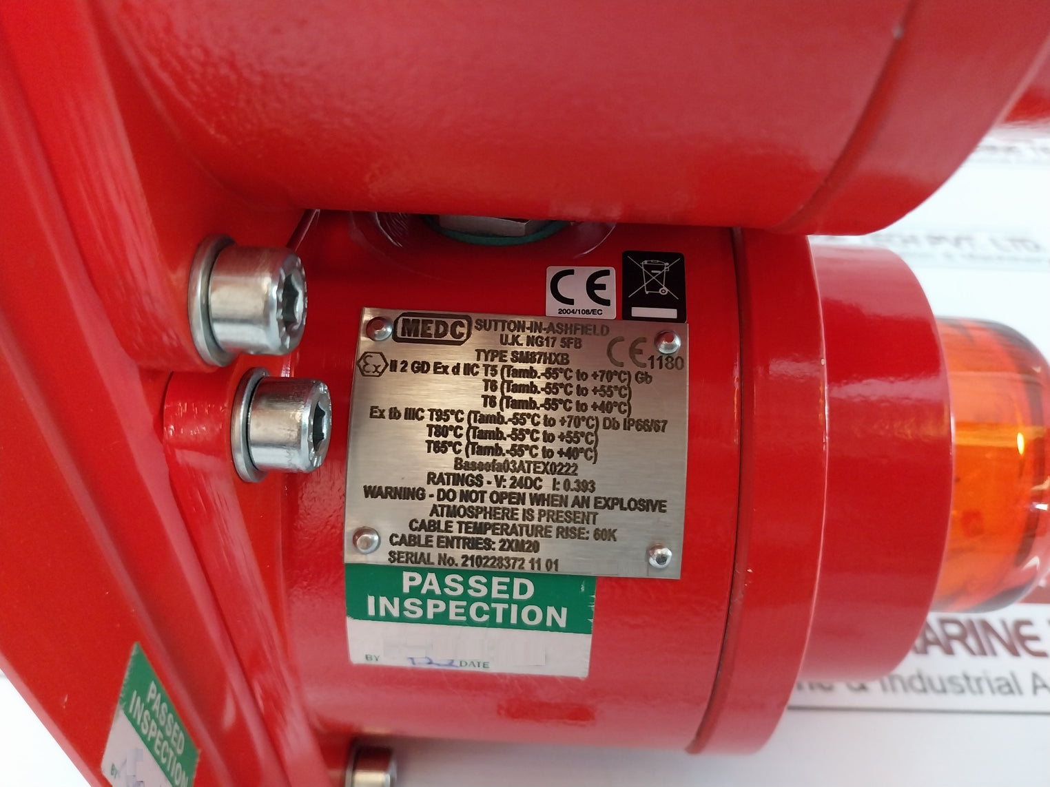 Eaton Sm87Hxb High Intensity Led Beacon Range Ii 2 Gd Ex D Iic T5